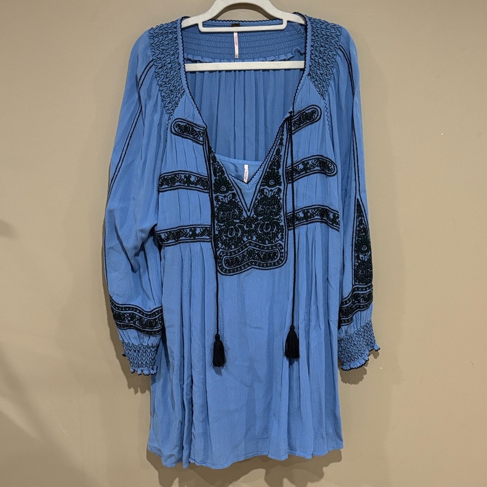 Free people wind willow embroidered dress - Picture 2 of 6